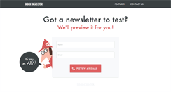 Desktop Screenshot of inboxinspector.com
